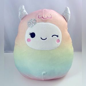 Squishmallow YARA the Yeti Bigfoot Ombre Winter Plush Winking Pastels Stuffed